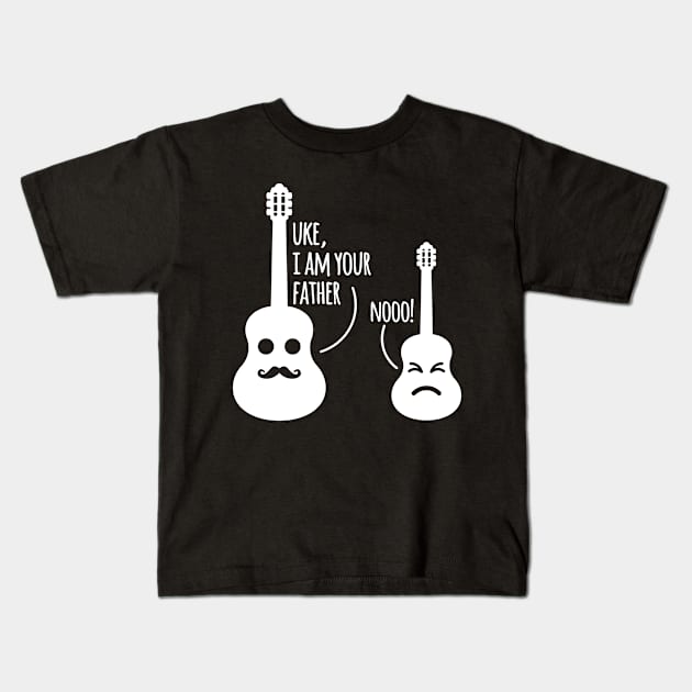 Uke, I Am Your Father, Nooo! Kids T-Shirt by BSDshirts